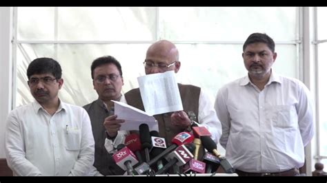Live Congress Party Briefing By Dr Abhishek M Singhvi Spokesperson Aicc At Parliament House