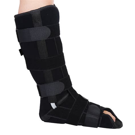 Walfront Foot And Ankle Stabilizer Shin Splint Adjustable Calf Support