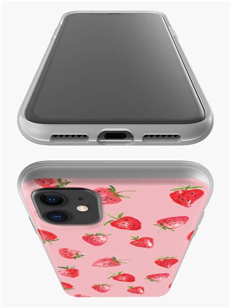 Strawberries Iphone Case And Cover By Sassit Redbubble