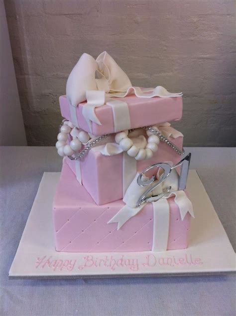 2 Tiered Birthday T Box Cake Three Sweeties