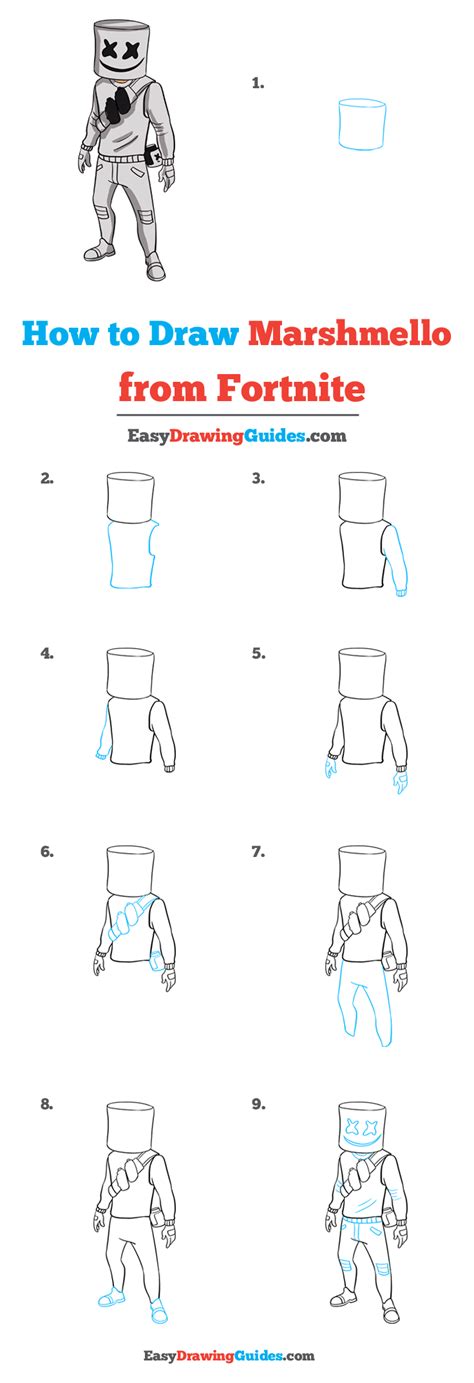 Fortnite Drawing Easy Step By Step