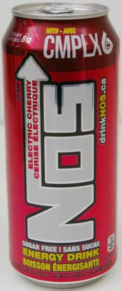 Nos Energy Drink Cherry 473ml Electric Cherry With Canada