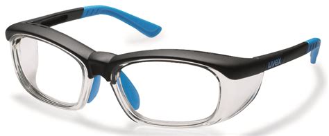 Buy Uvex 5514 Prescription Safety Glasses Blackblue Eyekit Eyekit