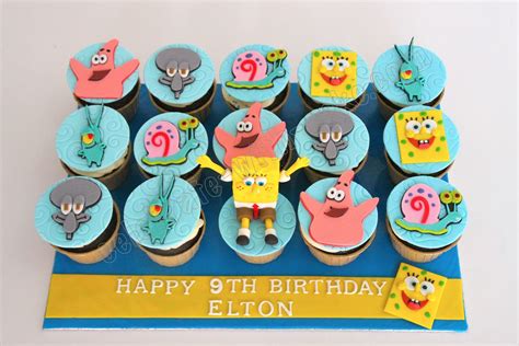 spongebob cupcakes