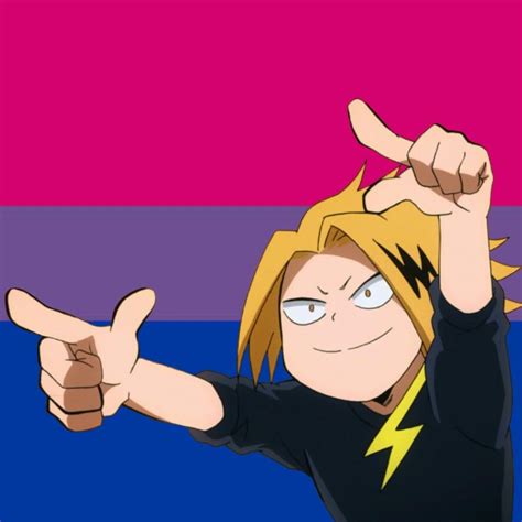 Show Your Pride With This Kaminari Bisexual Profile Picture