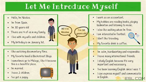 How To Introduce Yourself In English Self Introduction