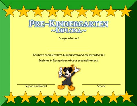 Preschool graduation certificate template word. Pre K Diploma Certificate Editable - 10+ Great Templates