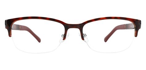 Baker Rectangle Prescription Glasses Brown Womens Eyeglasses Payne Glasses