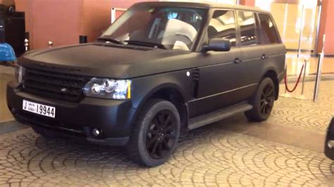 And today, this is the 1st image. matte black Range Rover - YouTube