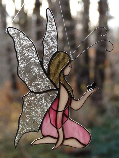 Stained Glass Fairy By Theglassmenagerie On Etsy