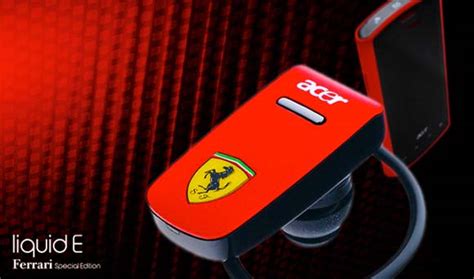 Based on an intelligent partnership between ferrari and the computer constructer acer, the world saw this week the arrival of the first official ferrari phone. Acer-Liquid-E-Ferrari3 • Luxuryes
