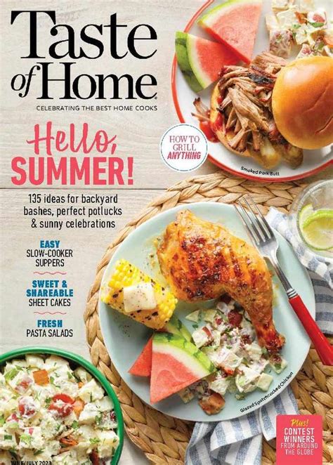 Taste Of Home Magazine Subscription Discount Easy Delicious Recipes