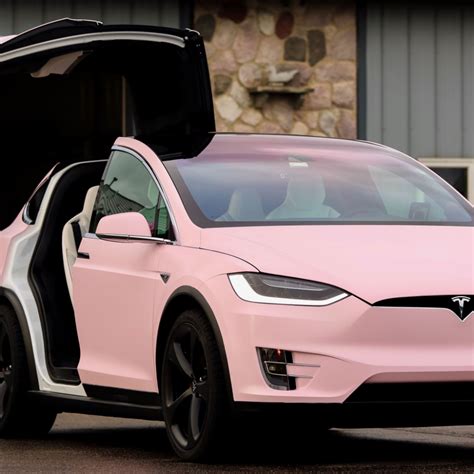 Tesla X Lovely Meet Verity The Bubblegum Pink Tesla Model X Tesla