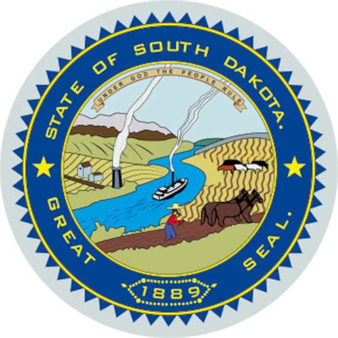 Great Seal Of South Dakota Vector Svg File Etsy