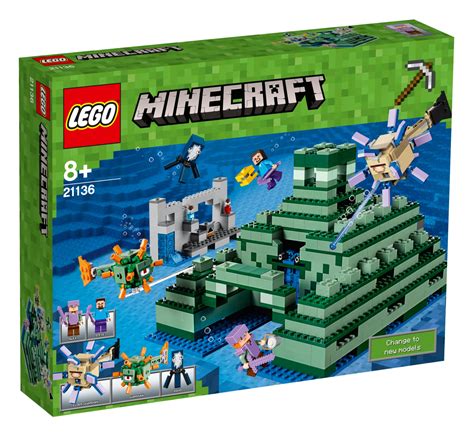 Buy Lego Minecraft The Ocean Monument 21136 At Mighty Ape Nz