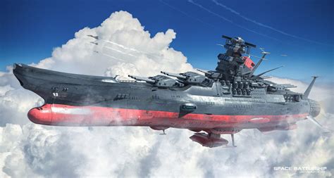Artstation Space Battleship Yamato 2199 Michael Lee Battleship Yamato Battleship Space
