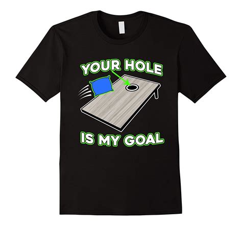 2019 Fashion Summer Style Mens Funny Cornhole T Shirt Your Hole Is My