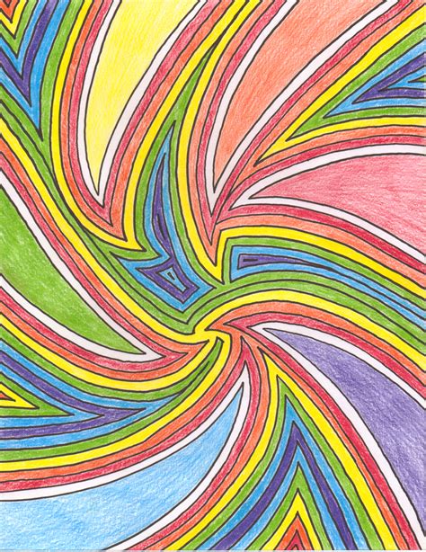 Rainbow Colors Mixing Pattern By Ripplesrippling On Deviantart