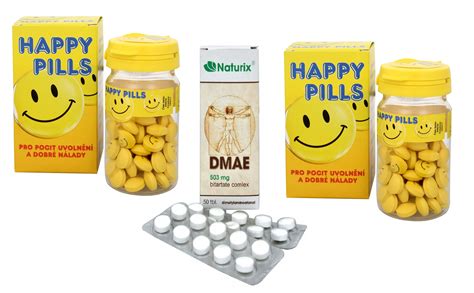 Happy Pills 2 X 75 Tbl Dmae 50 Tbl Prozdravicz Přírodní Cestou