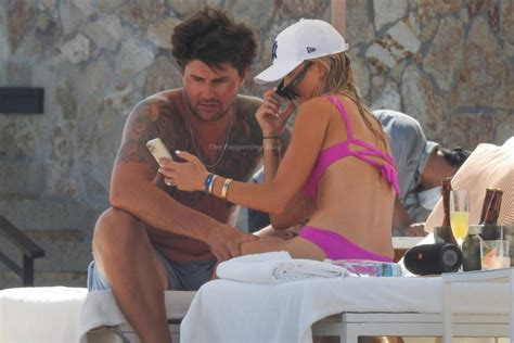 Christina Haack Looks Hot In A Pink Bikini On The Beach In Cabo