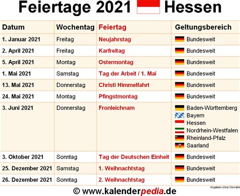 2021 fallen besonders viele feiertage auf wochenenden. Feiertage Hessen 2021, 2022 & 2023 (mit Druckvorlagen)