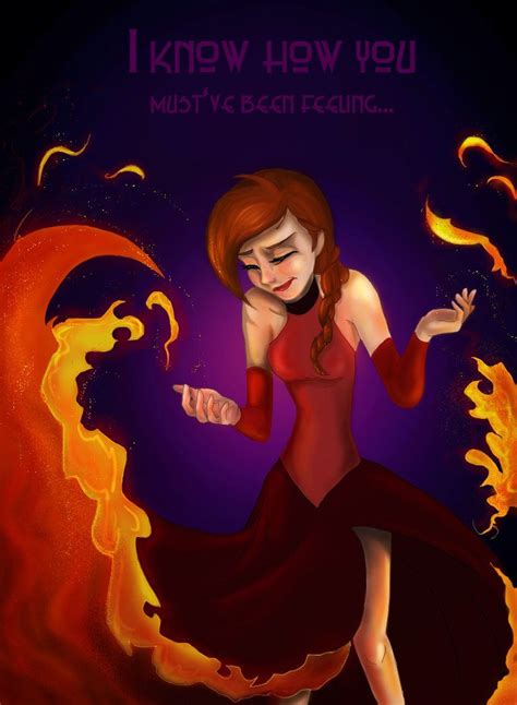 If Anna Had Fire Powers And Instead Of Let It Go Its Let It Burn