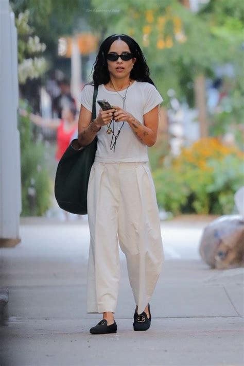 zoe kravitz is seen braless in ny 10 photos thefappening