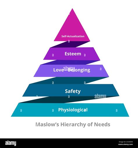 Maslow Pyramid Hierarchy Of Needs Human Needsphysiological Safety