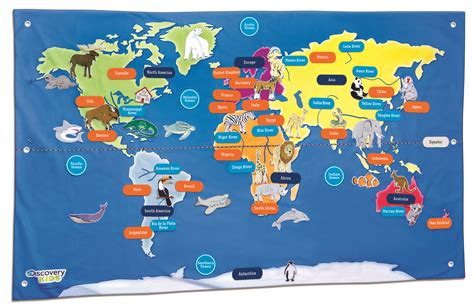 World Map For Kids Printable Map