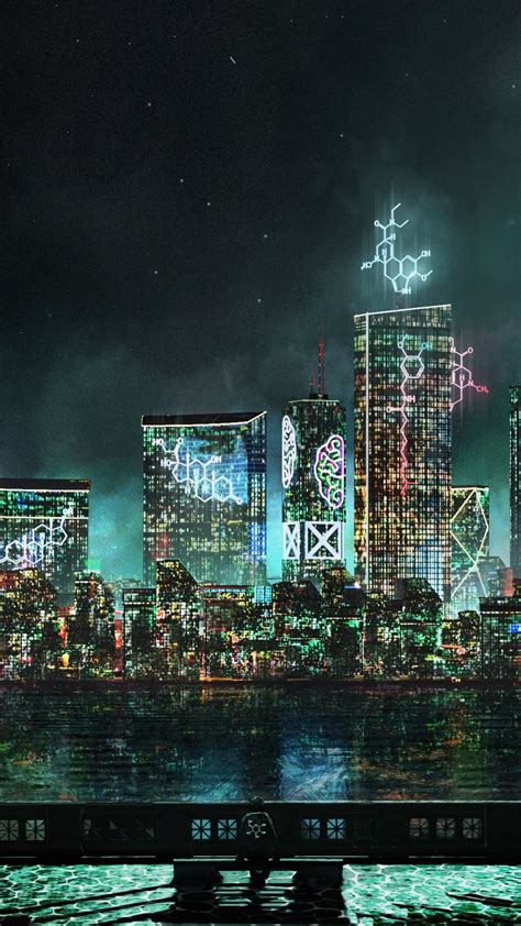 1080x1920 Cyberpunk City Artist Artwork Digital Art Hd Buildings