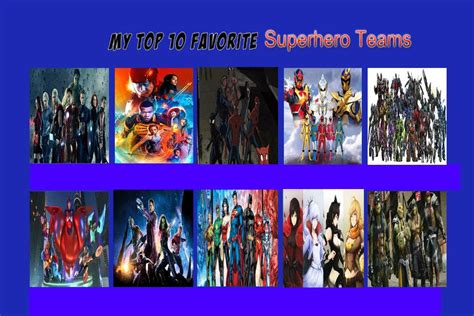 Top 10 Favorite Superhero Teams By Jackskellington416 On Deviantart