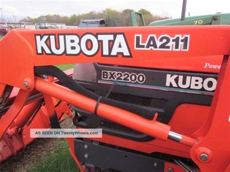 Kubota Bx2200 4x4 Tractor Loader Mower