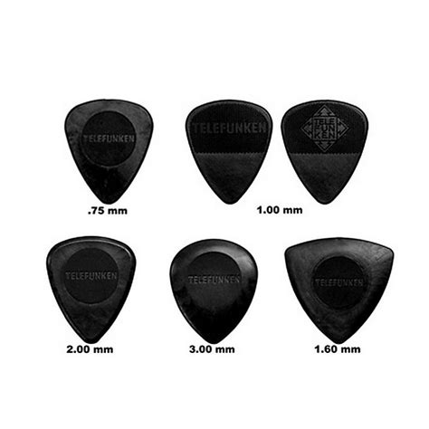 New Telefunken Variety Mix Pack Guitar Picks Made From Reverb