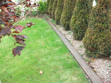 The reasons for lawn border edging are varied. landscape timber edging - Google Search | Landscape timber edging, Landscape timbers, Garden edging