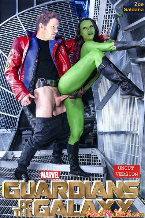 Post 5583525 Chris Pratt Fakes Gamora Guardians Of The Galaxy Marvel