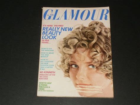 vintage glamour magazine january 1968 hair styles fashion etsy vintage glamour glamour
