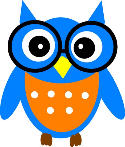 Smart Owl Clip Art