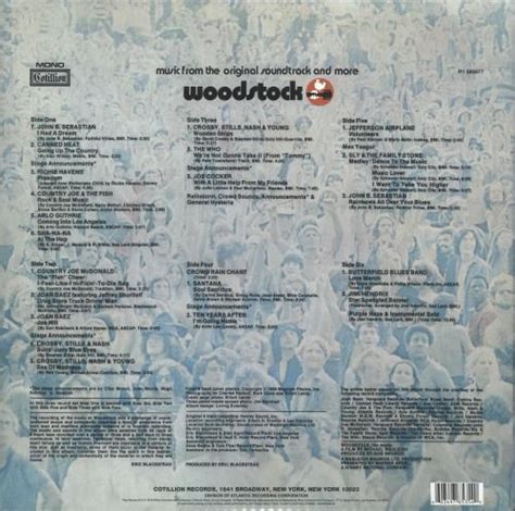 Woodstock Woodstock Mono Pa Version Rsd19 Sealed Uk 3 Lp Vinyl Record Set Triple Lp Album