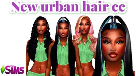 Sims 4 Cas New Urban Cc Hairs April 2022 Part 2 Kiegross