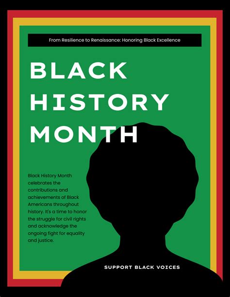 Black History Month Poster Campaign