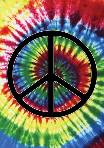 ☮ American Hippie Psychedelic Art ~ Peace Sign Tie Dye Hippie