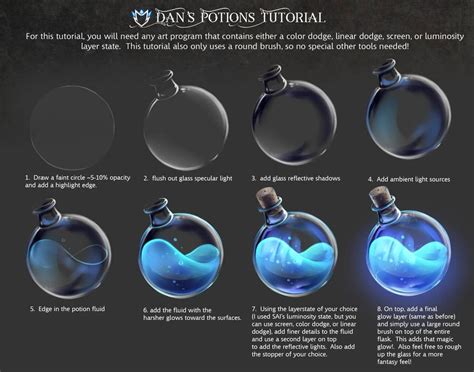 Magic Potions Tutorial By Dansyron On