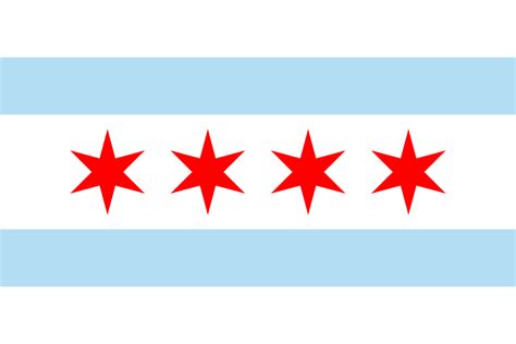There are lots of things to see when you are in this city, like red square, the kremlin and the bolshoi theatre. Flag of Chicago - Wikipedia