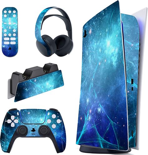 Buy Playvital Blue Nebula Full Set Skin Decal Voor Ps5 Console Digital