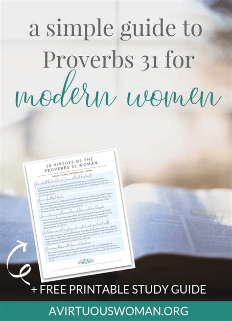 A Simple Guide To Proverbs 31 Explained For Modern Women Free Pdf