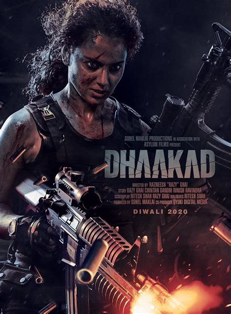 Kangana Ranaut Looks Fierce And Intense In Dhaakad First Look Poster