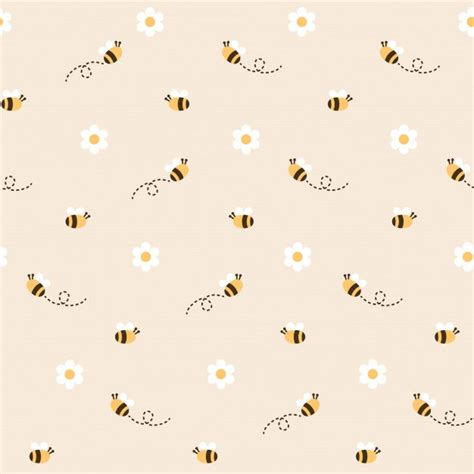 Feel free to use as a header or w/e just credit me. Bee Seamless Pattern Background | Iphone background ...