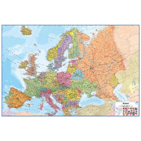 Europe Dry Erase Map By Wallpops Wallpops Uk