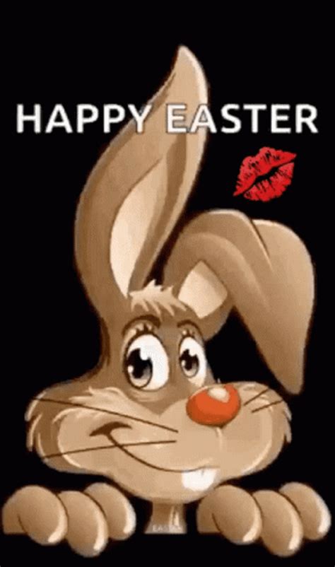 Happy Easter Funny Bunny Love