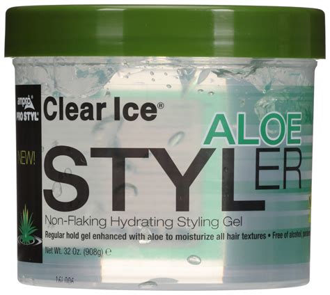 Ampro® Prostyl® Clear Ice® Aloe Styler Hair Gel 32 Oz Plastic Container